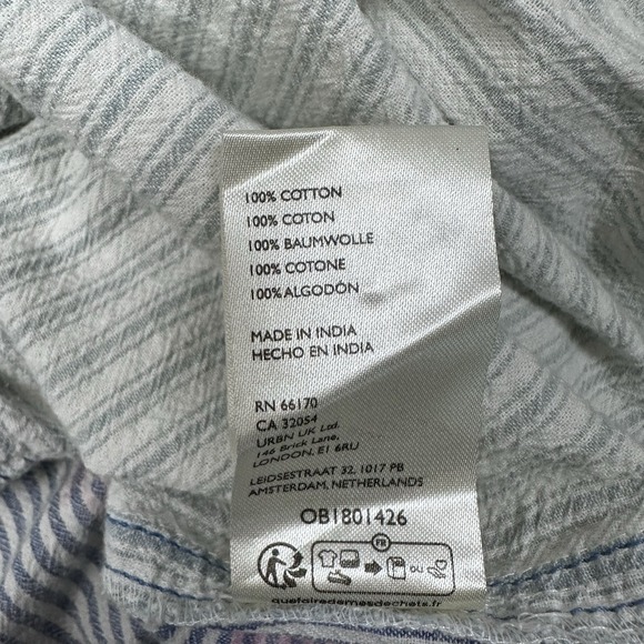 Free People We The Free Striped Floral Hooded Jacket S - Picture 4 of 7